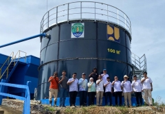 Kawal Kualitas Air, Direktur Perumda Danum Benuanta Pimpin Langsung Commissioning Test IPA Salimbatu